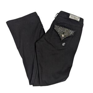 Y2K Vintage Rocawear Embellished Pockets Jeans Black Size 11 Roca Wear